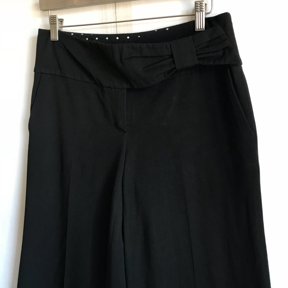 ANTHROPOLOGIE Wide Leg Black Slacks - Picture 5 of 8
